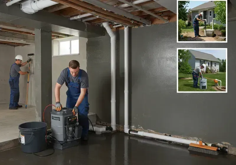 Basement Waterproofing and Flood Prevention process in Flora, IL